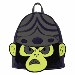 LOUNGEFLY Powerpuff Girls Mojo Jojo Glow Cosplay Mini Backpack -Loungefly PPGBK0002 LFCNPOWERPUFFGIRLSMOJOJOJOCOSPLAYMINIBACKPACK0307GLOW