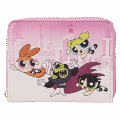 LOUNGEFLY Powerpuff Girls Vs Mojo Jojo Zip Around Wallet