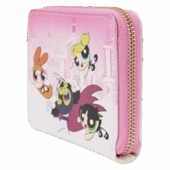 LOUNGEFLY Powerpuff Girls Vs Mojo Jojo Zip Around Wallet -Loungefly PPGWA0001 LFCNPOWERPUFFGIRLSVSMOJOJOJOZIPAROUNDWALLET0299SIDE