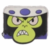 LOUNGEFLY Powerpuff Girls Mojo Jojo Glow Cosplay Zip Around Wallet