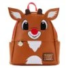LOUNGEFLY Exclusive - Rudolph The Red-Nosed Reindeer Light Up Cosplay Mini Backpack
