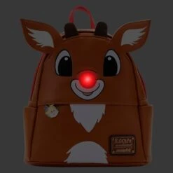 LOUNGEFLY Exclusive - Rudolph The Red-Nosed Reindeer Light Up Cosplay Mini Backpack -Loungefly RRSBK0002 3