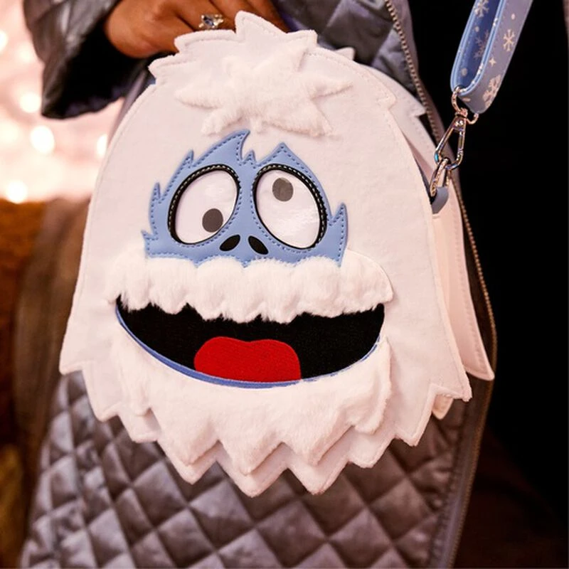 LOUNGEFLY Rudolph The Red-Nosed Reindeer Bumble Head Crossbody Bag 4 LOUNGEFLY Rudolph The Red-Nosed Reindeer Bumble Head Crossbody Bag - Image 2