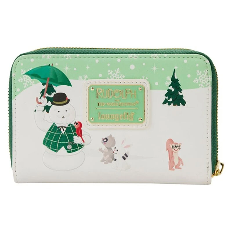 LOUNGEFLY Rudolph The Red-Nosed Reindeer Merry Couple Zip Around Wallet 6 LOUNGEFLY Rudolph The Red-Nosed Reindeer Merry Couple Zip Around Wallet - Image 4