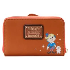 LOUNGEFLY Exclusive - Rudolph The Red-Nosed Reindeer And Santa Cosplay Zip Around Wallet -Loungefly RRSWA0002 3