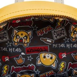 LOUNGEFLY Sanrio Aggretsuko Two-Face Cosplay Mini Backpack 15 LOUNGEFLY Sanrio Aggretsuko Two-Face Cosplay Mini Backpack -Loungefly SANBK0449 7