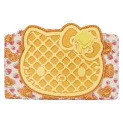 LOUNGEFLY Hello Kitty Breakfast Waffle Flap Wallet