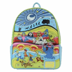 LOUNGEFLY Scooby-Doo Psychedelic Monster Chase Glow Mini Backpack