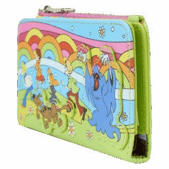 LOUNGEFLY Scooby-Doo Psychedelic Monster Chase Glow Flap Wallet -Loungefly SBDWA0005 LFSCOOBYDOOPSYCHEDELICMONSTERCHASEGITDFLAPWALLET0465SIDE
