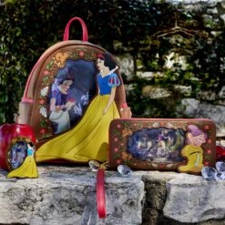 LOUNGEFLY Snow White Lenticular Princess Series Mini Backpack -Loungefly SNOW WHITE LENTICULAR 005 1