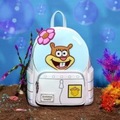 LOUNGEFLY SpongeBob SquarePants Sandy Cheeks Cosplay Mini Backpack -Loungefly SPONGEBOB SQUAREPANTS 088