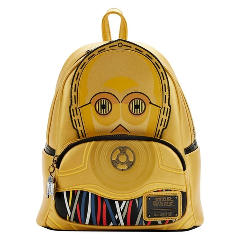 LOUNGEFLY Star Wars Celebration 2022 - C-3PO Cosplay Mini Backpack 3 LOUNGEFLY Star Wars Celebration 2022 - C-3PO Cosplay Mini Backpack