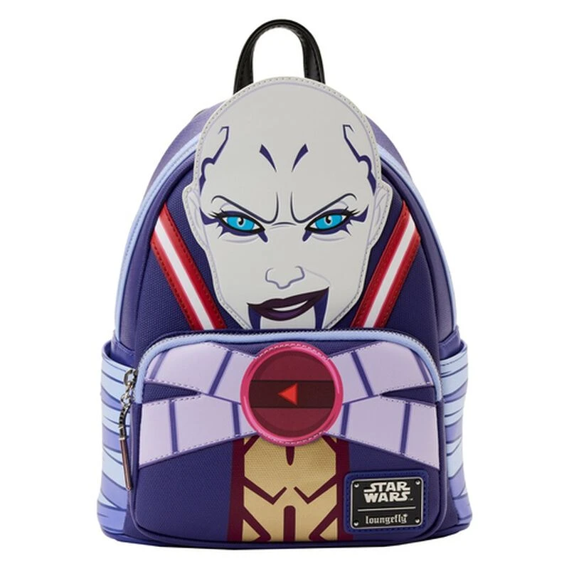 LOUNGEFLY NYCC Exclusive - Asajj Ventress Mini Backpack 3 LOUNGEFLY NYCC Exclusive - Asajj Ventress Mini Backpack