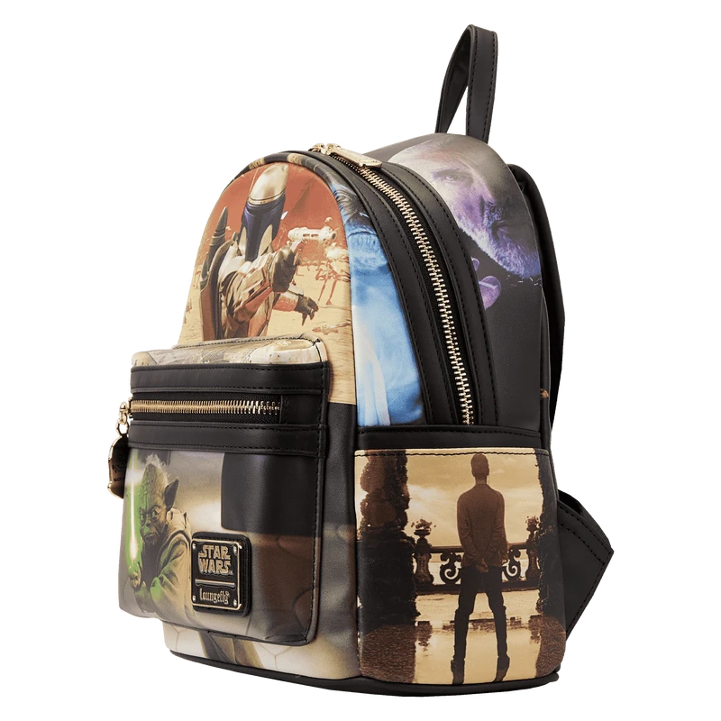 LOUNGEFLY Star Wars: Episode II – Attack Of The Clones Scene Mini Backpack 6 LOUNGEFLY Star Wars: Episode II – Attack Of The Clones Scene Mini Backpack - Image 4