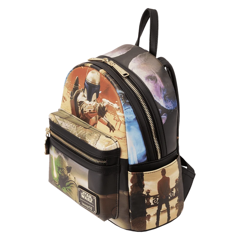LOUNGEFLY Star Wars: Episode II – Attack Of The Clones Scene Mini Backpack 5 LOUNGEFLY Star Wars: Episode II – Attack Of The Clones Scene Mini Backpack - Image 3