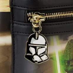 LOUNGEFLY Star Wars: Episode II – Attack Of The Clones Scene Mini Backpack 18 LOUNGEFLY Star Wars: Episode II – Attack Of The Clones Scene Mini Backpack -Loungefly STBK0385 LFSTARWARSEPISODETWOATTACKOFTHECLONESSCENEMINIBACKPACK0683ZIPPER