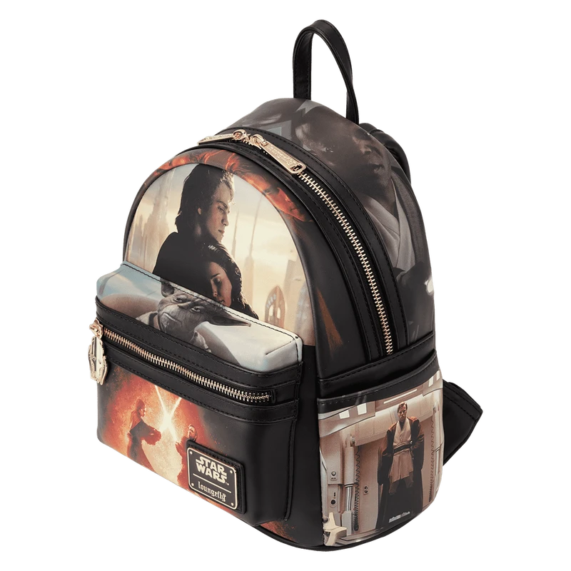 LOUNGEFLY Star Wars: Episode III Revenge Of The Sith Scene Mini Backpack 6 LOUNGEFLY Star Wars: Episode III Revenge Of The Sith Scene Mini Backpack - Image 4