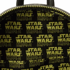 LOUNGEFLY Star Wars: Episode III Revenge Of The Sith Scene Mini Backpack 18 LOUNGEFLY Star Wars: Episode III Revenge Of The Sith Scene Mini Backpack -Loungefly STBK0388 LFSTARWARSEPISODETHREEREVENGEOFTHESITHSCENEMINIBACKPACK1642INSDIE