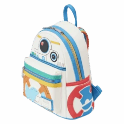 LOUNGEFLY Limited Edition Star Wars BB-8 Pride Bobble-Head Pop! And Bag Bundle  -Loungefly STBK0393 LFSTARWARSBB8PRIDEMINIBACKPACK0780QUARTER