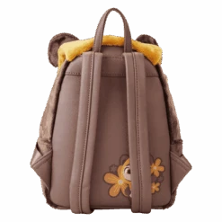 LOUNGEFLY Star Wars Plush Wicket Mini Backpack -Loungefly STBK0398 LFSTARWARSPLUSHPOCKETWICKETMINIBACKPACK1824BACK