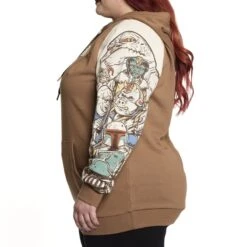 LOUNGEFLY Star Wars: Return Of The Jedi Light Vs. Dark Unisex Hoodie -Loungefly STLFHD0002 LFSTARWARS40THRETURNOFTHEJEDILIGHTVSDARKHOODIE 009