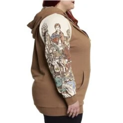 LOUNGEFLY Star Wars: Return Of The Jedi Light Vs. Dark Unisex Hoodie -Loungefly STLFHD0002 LFSTARWARS40THRETURNOFTHEJEDILIGHTVSDARKHOODIE 011