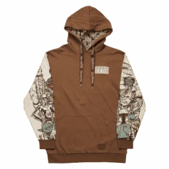 LOUNGEFLY Star Wars: Return Of The Jedi Light Vs. Dark Unisex Hoodie -Loungefly STLFHD0002 LFSTARWARS40THRETURNOFTHEJEDIUNISEXHOODIE0301FRONT