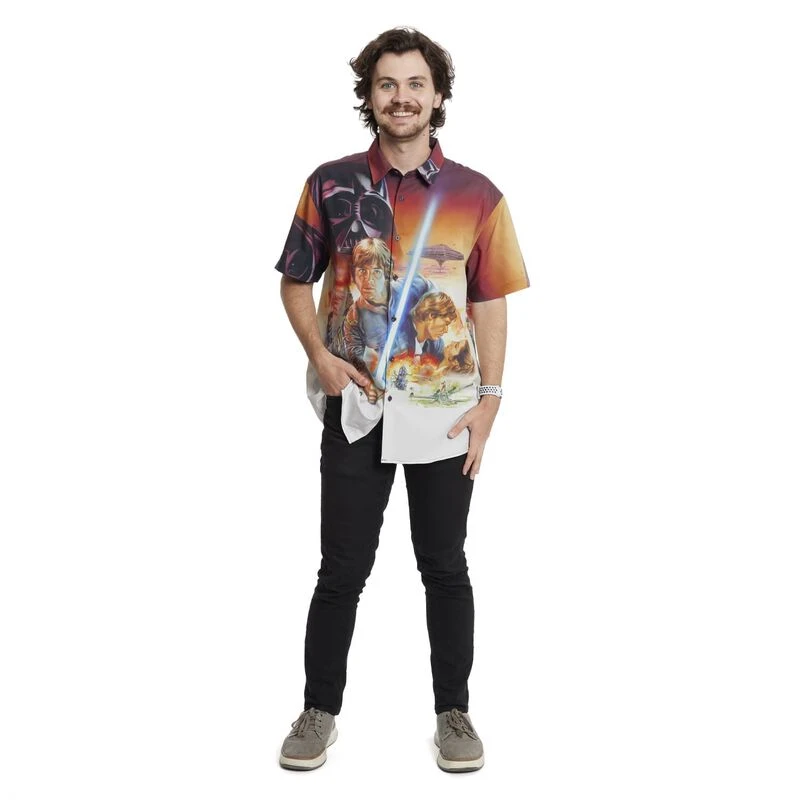 LOUNGEFLY Star Wars: The Empire Strikes Back Camp Shirt 10 LOUNGEFLY Star Wars: The Empire Strikes Back Camp Shirt - Image 8