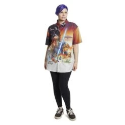 LOUNGEFLY Star Wars: The Empire Strikes Back Camp Shirt 16 LOUNGEFLY Star Wars: The Empire Strikes Back Camp Shirt -Loungefly STLFSH0001 STARWARSEMPIRESTRIKESBACKCAMPSHIRT 005