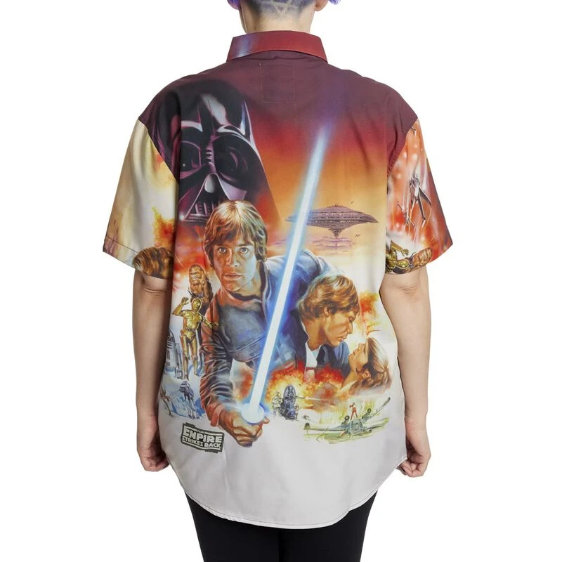 LOUNGEFLY Star Wars: The Empire Strikes Back Camp Shirt 6 LOUNGEFLY Star Wars: The Empire Strikes Back Camp Shirt - Image 4