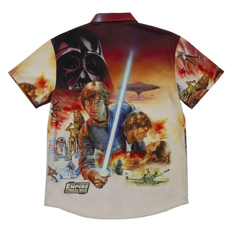 LOUNGEFLY Star Wars: The Empire Strikes Back Camp Shirt 8 LOUNGEFLY Star Wars: The Empire Strikes Back Camp Shirt - Image 6