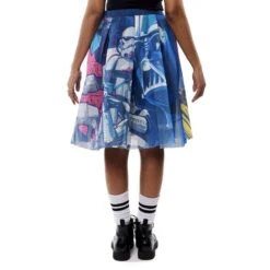 LOUNGEFLY Stitch Shoppe Dark Side Vs Light Side Heather Skirt -Loungefly STSSST0002 SSSTARWARSDARKSIDEVSLIGHTSIDEDOUBLESIDEDHEATHERSKIRT 004