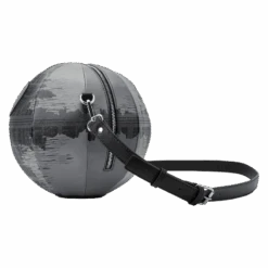 LOUNGEFLY Star Wars: Return Of The Jedi Death Star Figural Crossbody Bag -Loungefly STTB0235 LFSTARWARSRETURNOFTHEJEDI40THANNIVERSARYDEATHSTAR0376SIDE