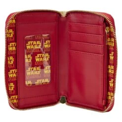 LOUNGEFLY Star Wars: The Phantom Menace Final Frames Zip Around Wallet -Loungefly STWA0234 LFSTARWARSSCENESSEIRESPHANTOMMENACEZIPAROUNDWALLET0858INSIDE