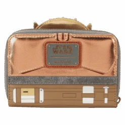 LOUNGEFLY Star Wars Celebration Armorer Cosplay Zip Around Wallet -Loungefly STWA0236 LFSTARWARSTHEMANDALORIANSWCARMORERCOSPLAYWALLET0234BACK