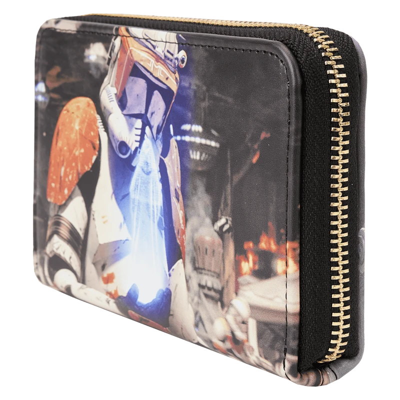 LOUNGEFLY Star Wars: Episode III Revenge Of The Sith Scene Zip Around Wallet 5 LOUNGEFLY Star Wars: Episode III Revenge Of The Sith Scene Zip Around Wallet - Image 3