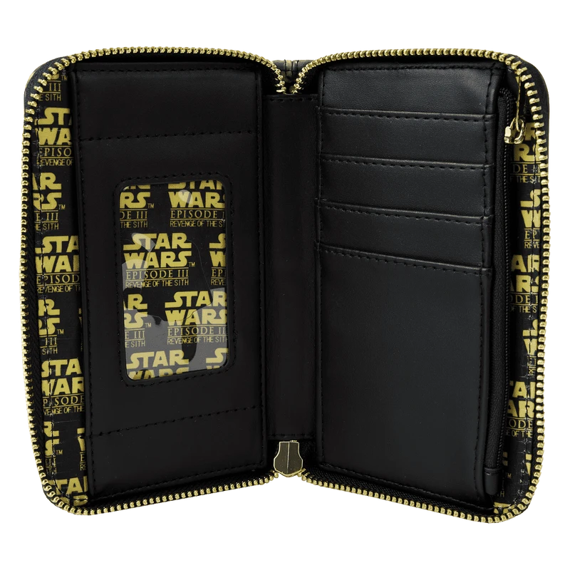 LOUNGEFLY Star Wars: Episode III Revenge Of The Sith Scene Zip Around Wallet 7 LOUNGEFLY Star Wars: Episode III Revenge Of The Sith Scene Zip Around Wallet - Image 5