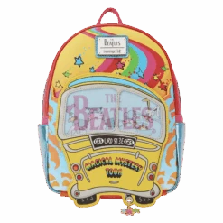 LOUNGEFLY The Beatles Magical Mystery Tour Bus Lenticular Mini Backpack