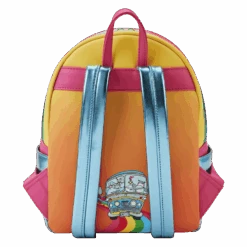 LOUNGEFLY The Beatles Magical Mystery Tour Bus Lenticular Mini Backpack -Loungefly TBLBK0008 LFTHEBEATLESMAGICALMYSTERYTOURBUSMINIBACKPACK0429BACK