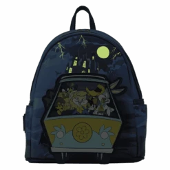 LOUNGEFLY Warner Brothers 100th Anniversary Looney Tunes & Scooby Mashup Mini Backpack -Loungefly WBBK0015 LFWB100THANNIVERSARYLOONEYTUNESSCOOBYMASHUPMINIBACKPACK1022GLOW