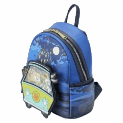 LOUNGEFLY Warner Brothers 100th Anniversary Looney Tunes & Scooby Mashup Mini Backpack -Loungefly WBBK0015 LFWB100THANNIVERSARYLOONEYTUNESSCOOBYMASHUPMINIBACKPACK1024QUARTER