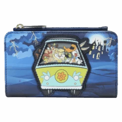 LOUNGEFLY Warner Brothers 100th Anniversary Looney Tunes & Scooby Mashup Flap Wallet