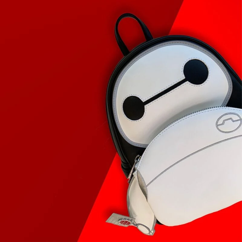 LOUNGEFLY Big Hero 6 Baymax Cosplay Mini Backpack 4 LOUNGEFLY Big Hero 6 Baymax Cosplay Mini Backpack - Image 2
