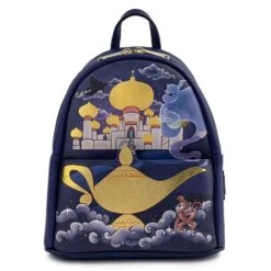 LOUNGEFLY Disney Aladdin Princess Jasmine Castle Mini Backpack