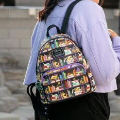 LOUNGEFLY Disney Villains Books Mini Backpack -Loungefly WDBK1789 8