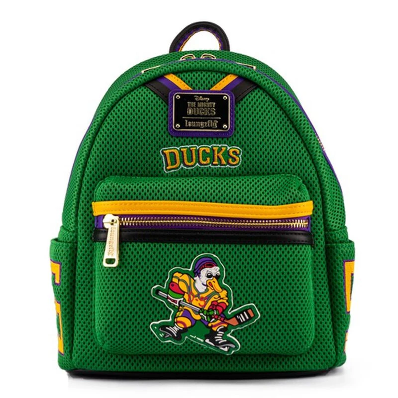 LOUNGEFLY LACC 2021 Exclusive - The Mighty Ducks Cosplay Mini Backpack 3 LOUNGEFLY LACC 2021 Exclusive - The Mighty Ducks Cosplay Mini Backpack