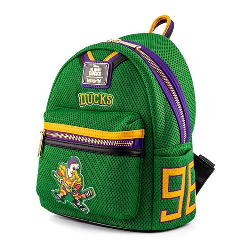 LOUNGEFLY LACC 2021 Exclusive - The Mighty Ducks Cosplay Mini Backpack 4 LOUNGEFLY LACC 2021 Exclusive - The Mighty Ducks Cosplay Mini Backpack - Image 2