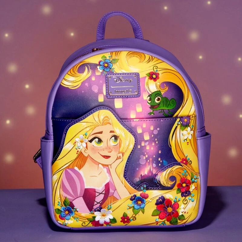 LOUNGEFLY Limited Edition - Tangled Rapunzel Dreams Mini Backpack 4 LOUNGEFLY Limited Edition - Tangled Rapunzel Dreams Mini Backpack - Image 2