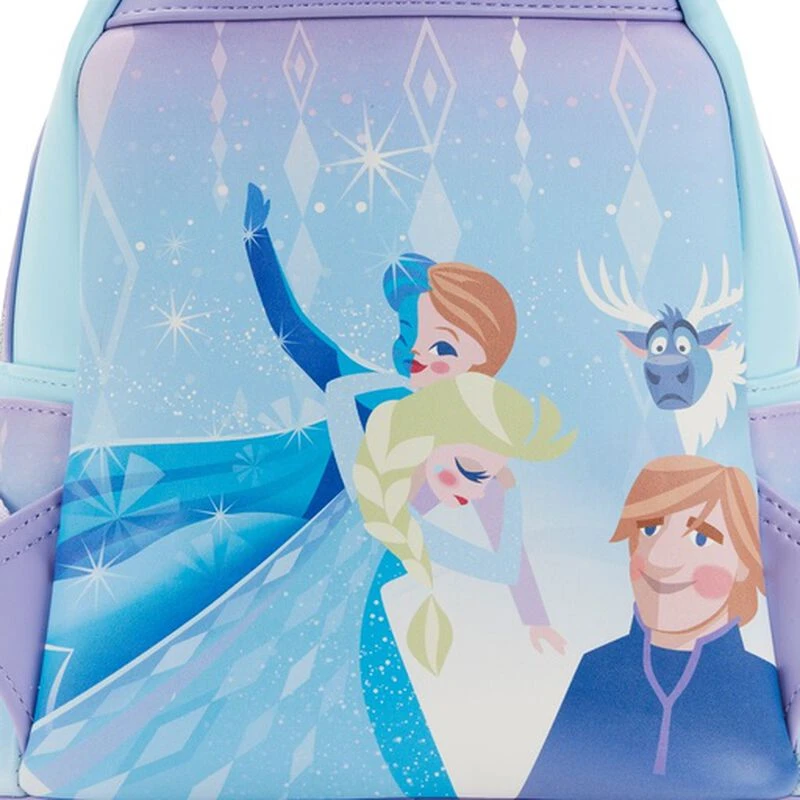 LOUNGEFLY Frozen Princess Elsa Castle Mini Backpack 7 LOUNGEFLY Frozen Princess Elsa Castle Mini Backpack - Image 5
