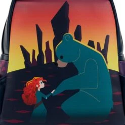 LOUNGEFLY Brave Princess Merida Castle Mini Backpack 14 LOUNGEFLY Brave Princess Merida Castle Mini Backpack -Loungefly WDBK2369 6